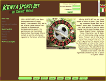 Tablet Screenshot of kenyasportsbet.com
